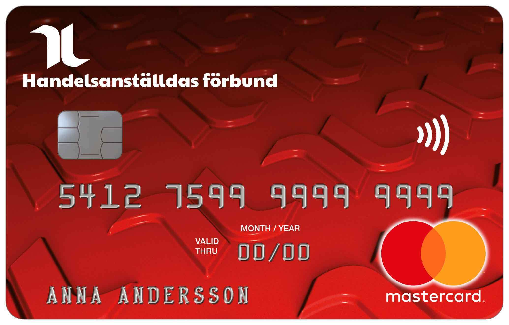 Handels Mastercard från LO Mervärde. Bild: Entercard